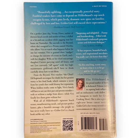 Golden Girl Paperback Book by Elin Hildebrand - Picture 2 of 4
